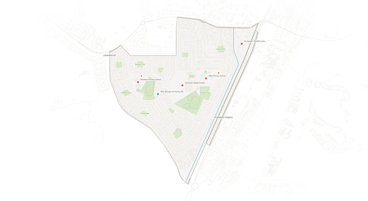 Gillen urban fabric map