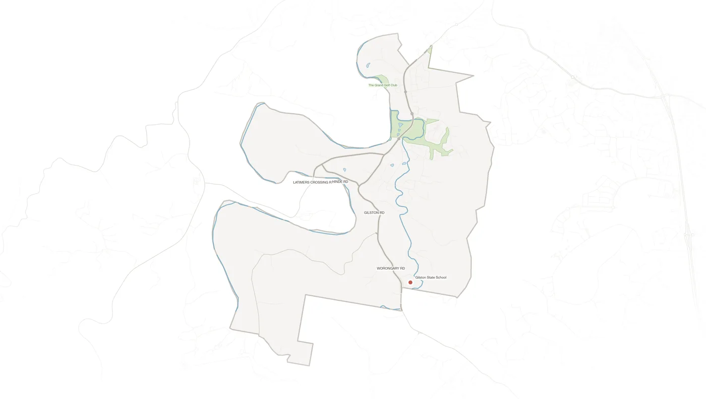 Gilston urban fabric map