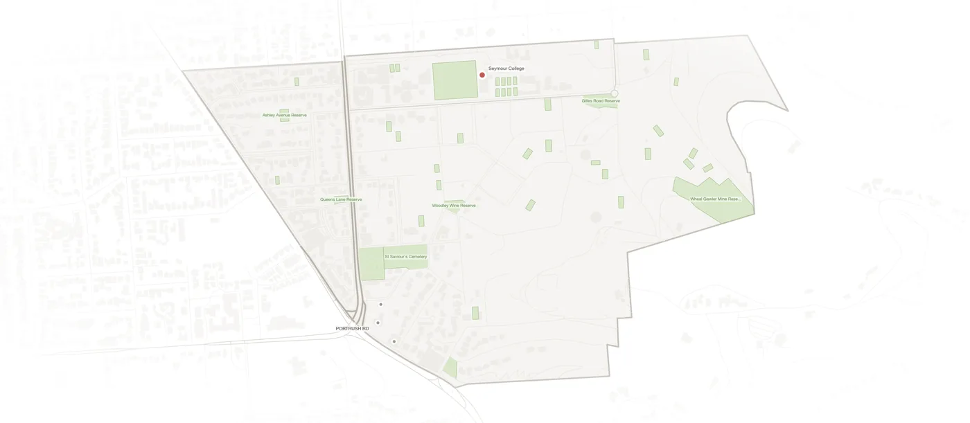 Glen Osmond urban fabric map