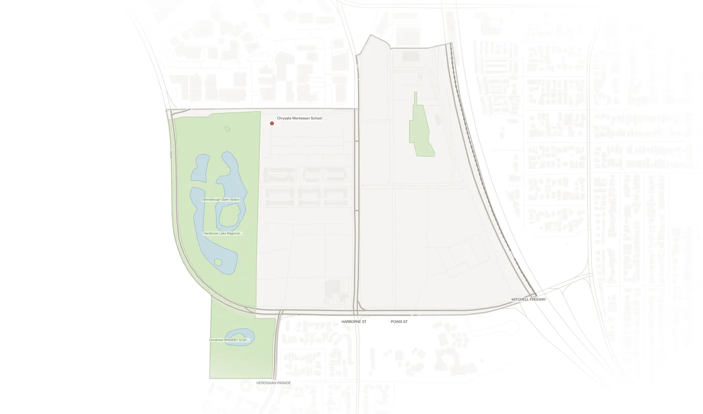 Glendalough urban fabric map