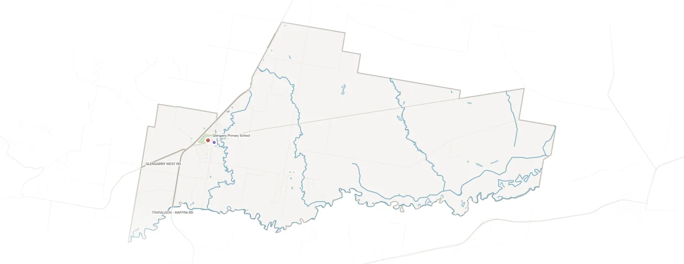 Glengarry urban fabric map