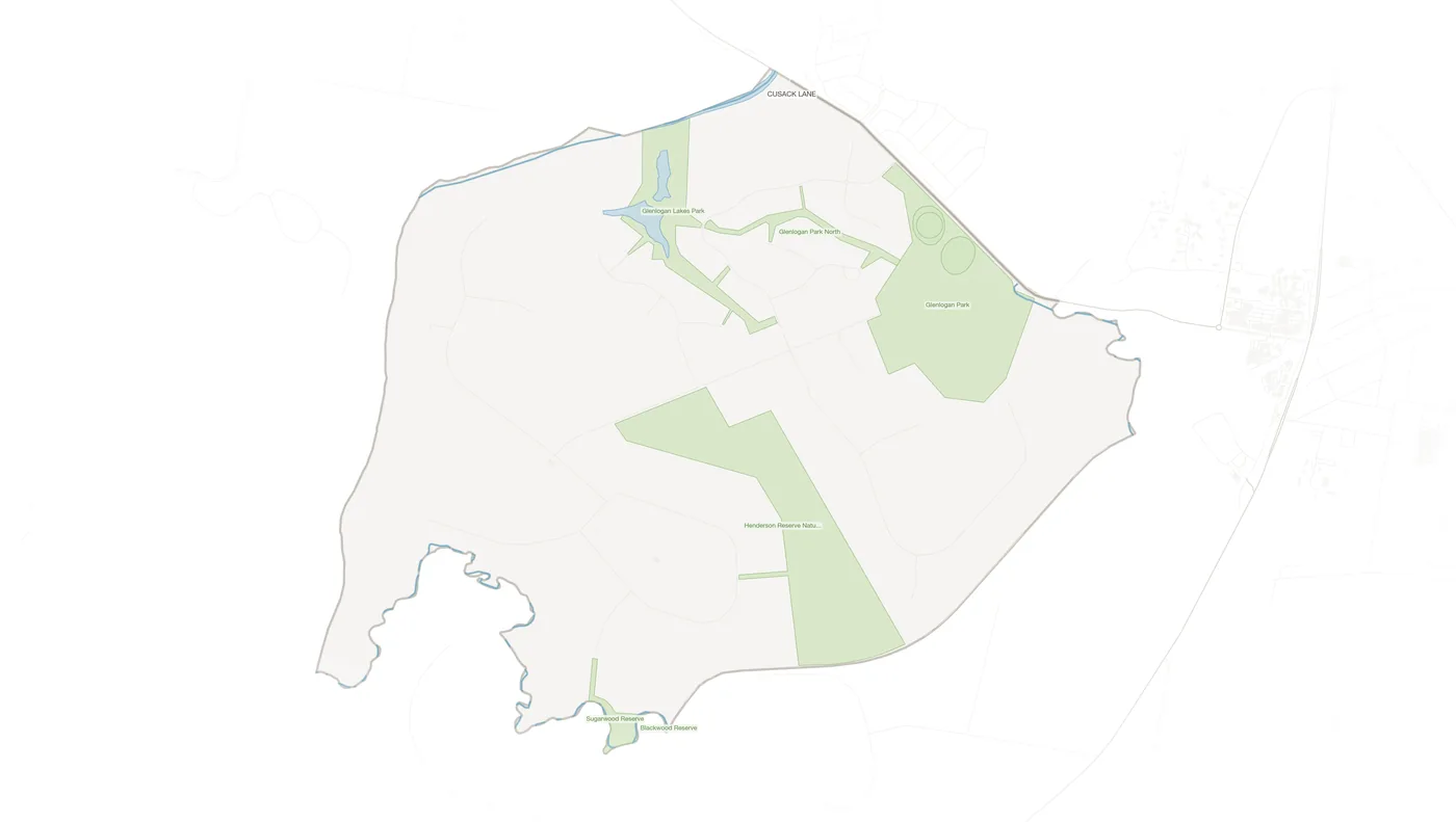 Glenlogan urban fabric map