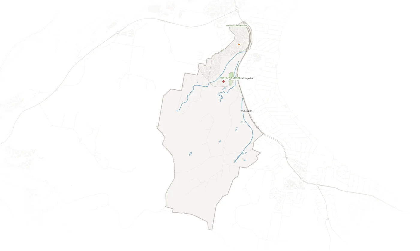 Glenning Valley urban fabric map