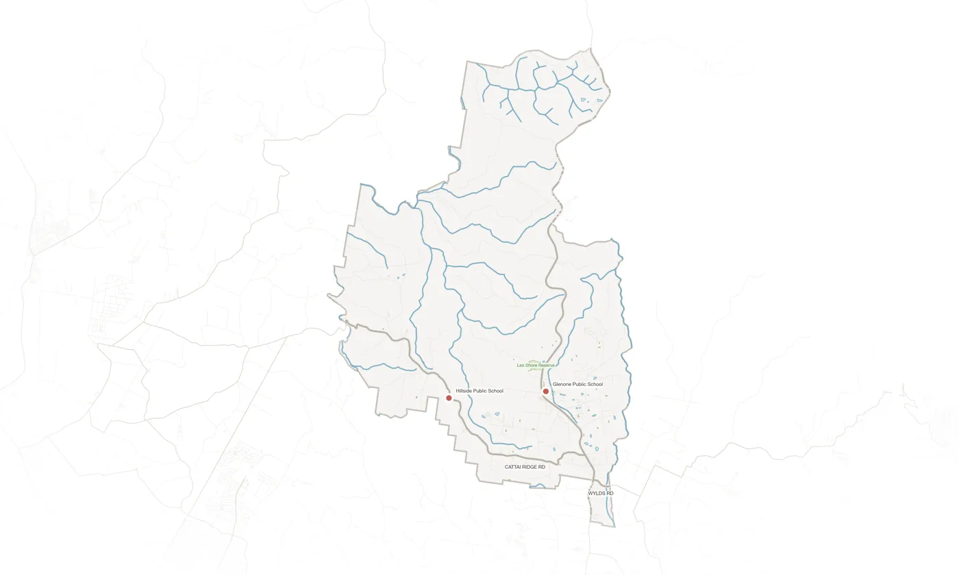 Glenorie urban fabric map