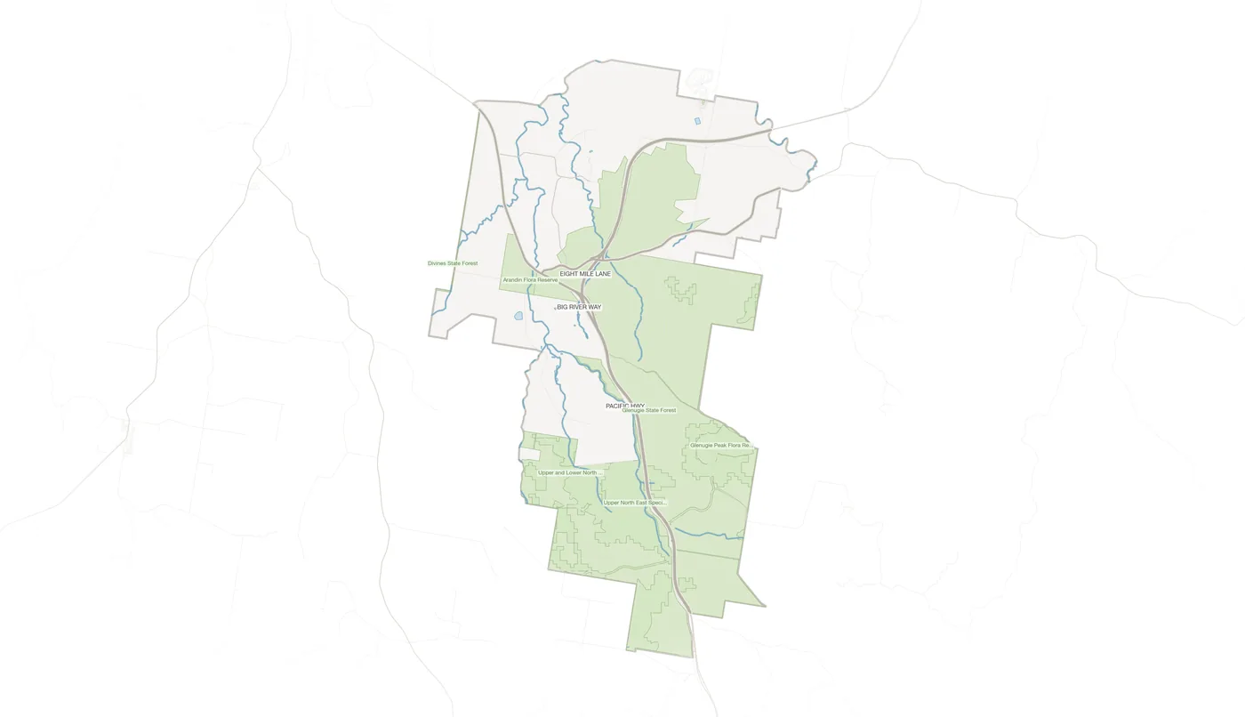 Glenugie urban fabric map