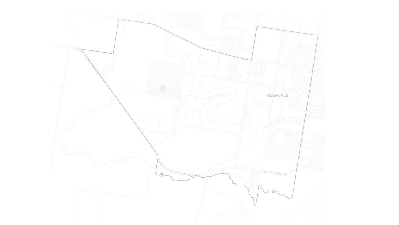 Glenvale urban fabric map