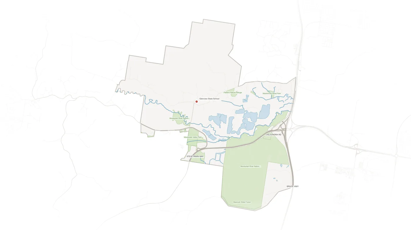 Glenview urban fabric map
