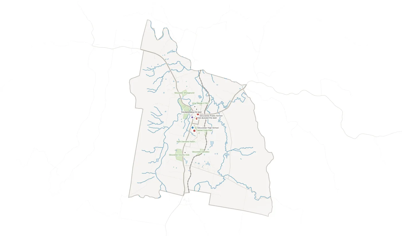 Gloucester urban fabric map