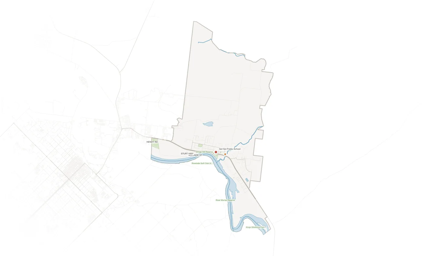 Gol Gol urban fabric map