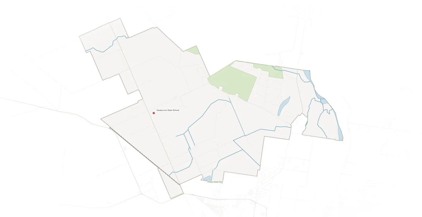 Gooburrum urban fabric map