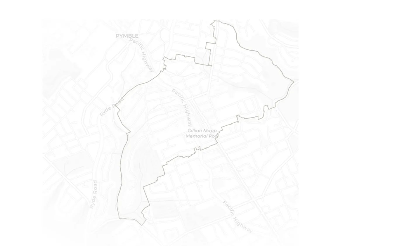 Gordon urban fabric map