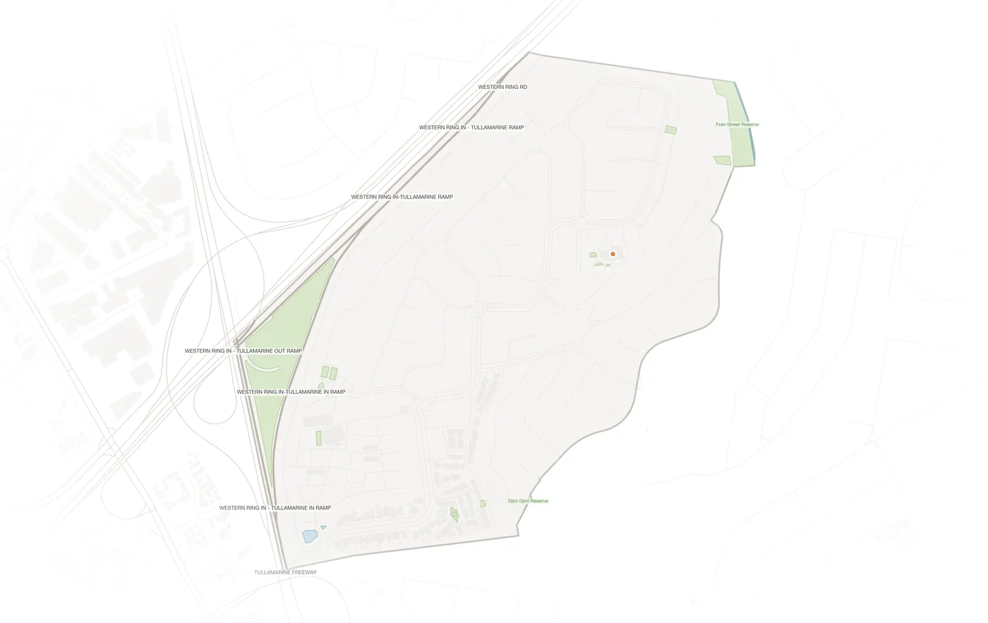 Gowanbrae urban fabric map