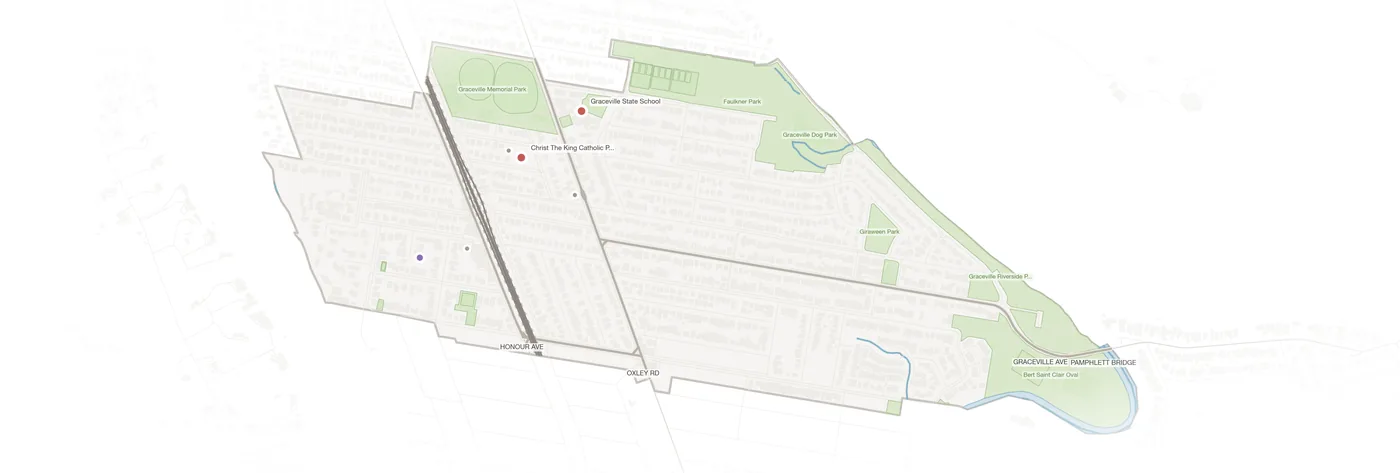 Graceville urban fabric map