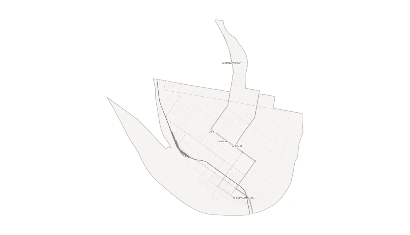 Grafton urban fabric map