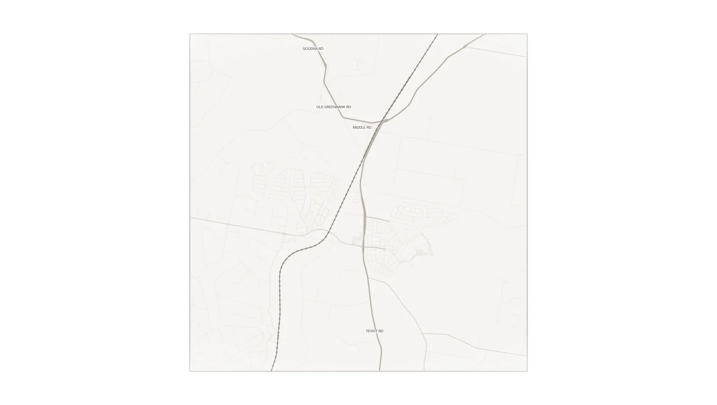 Greenbank urban fabric map