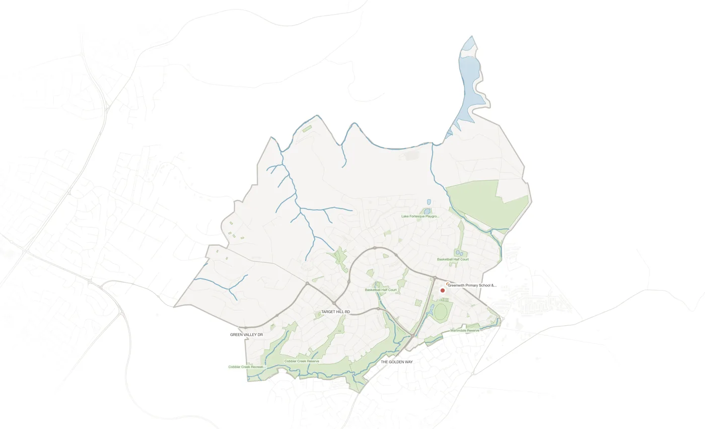 Greenwith urban fabric map