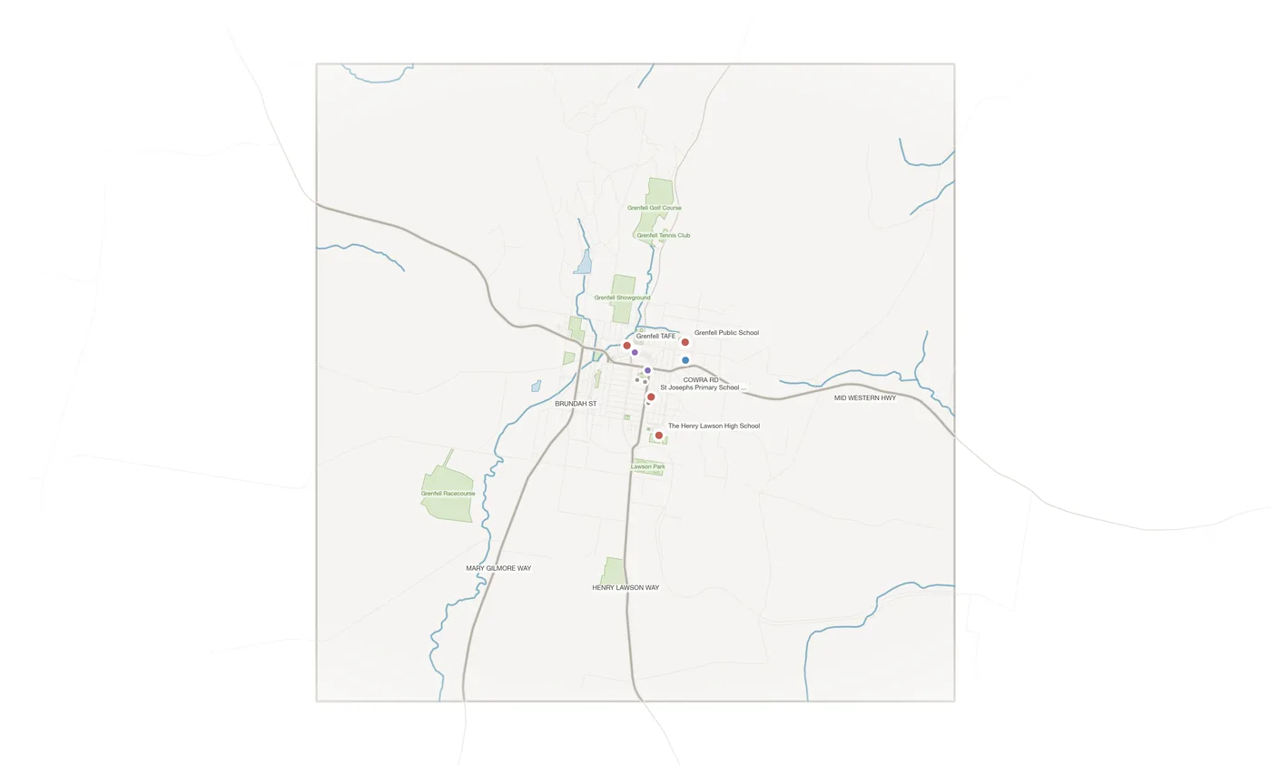 Grenfell urban fabric map