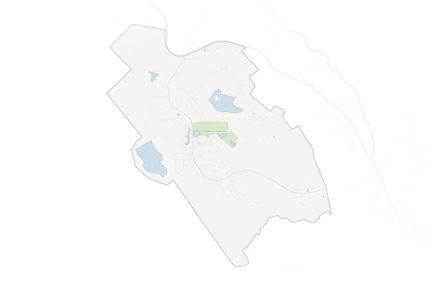 Grindelwald urban fabric map