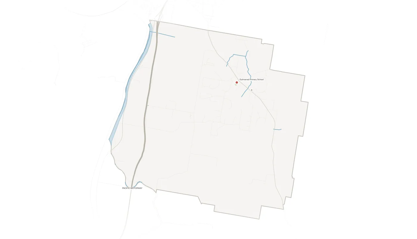 Gulmarrad urban fabric map