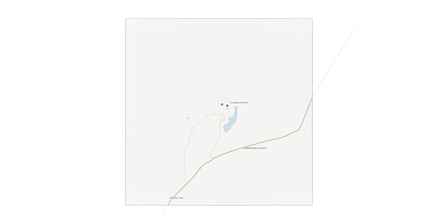 Gunbalanya urban fabric map