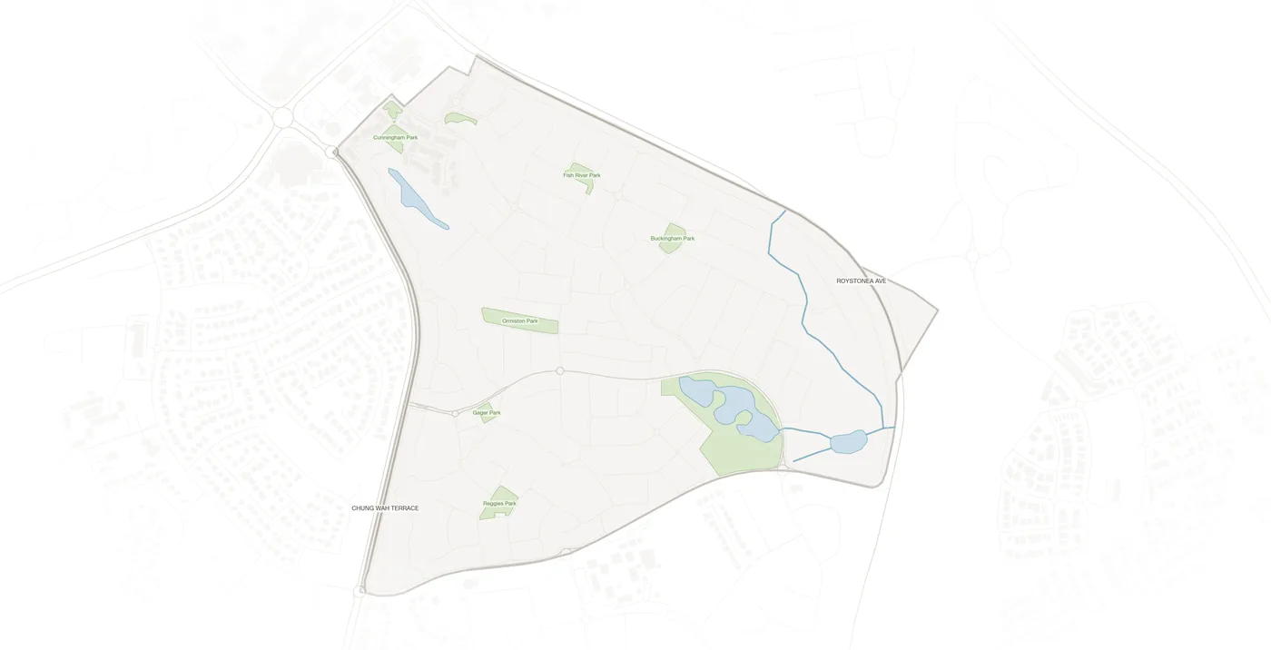 Gunn urban fabric map