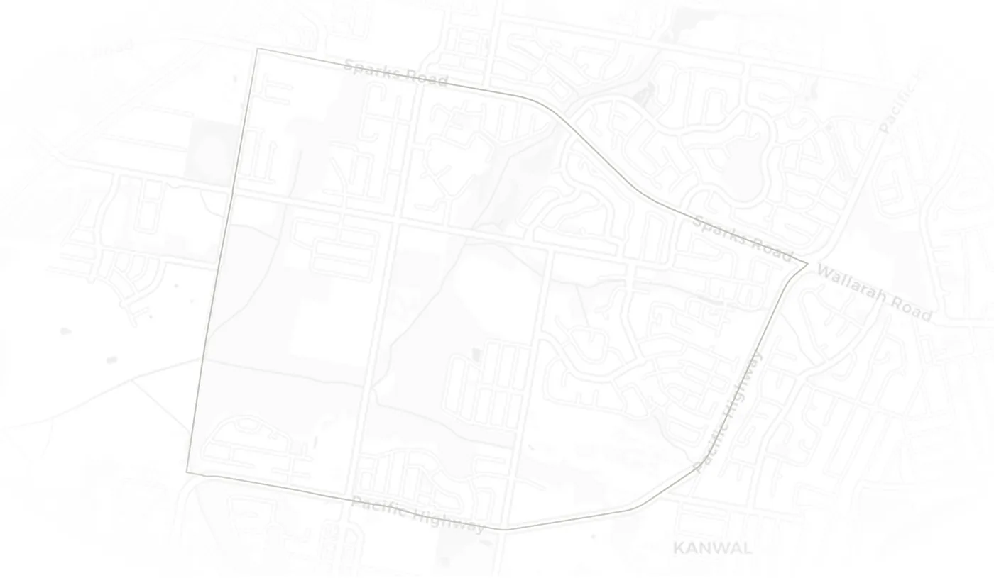 Hamlyn Terrace urban fabric map