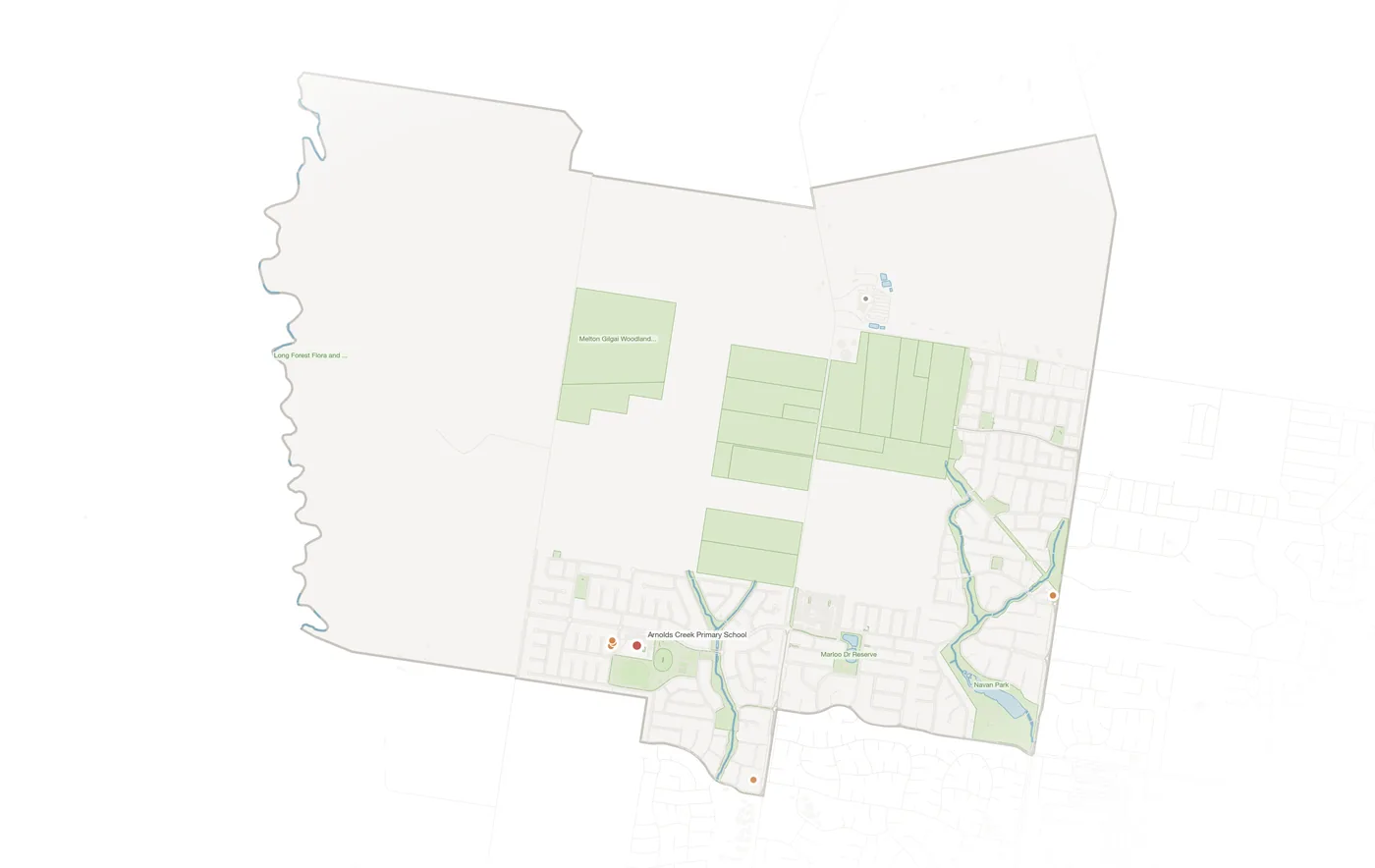 Harkness urban fabric map