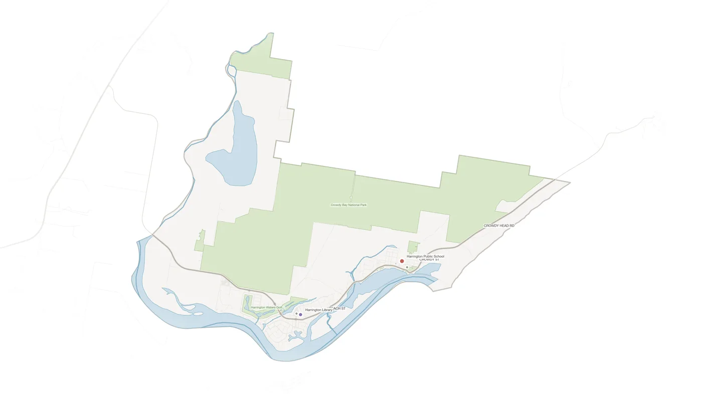 Harrington urban fabric map