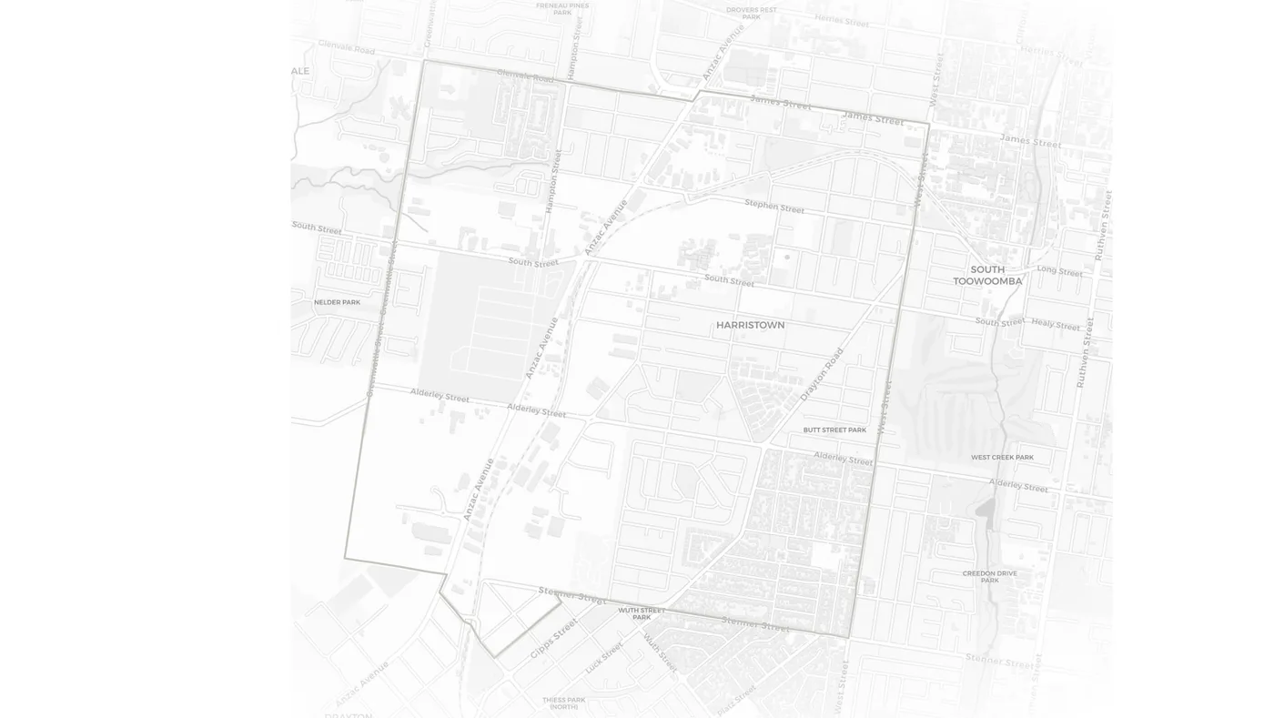 Harristown urban fabric map