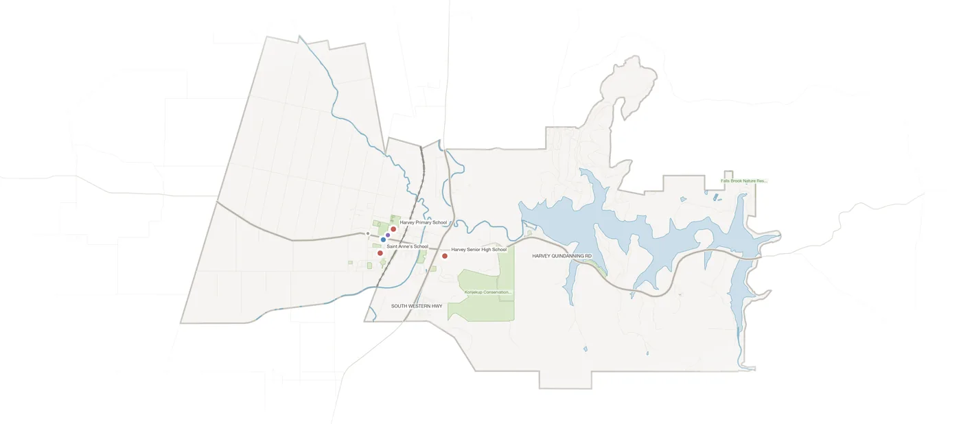 Harvey urban fabric map