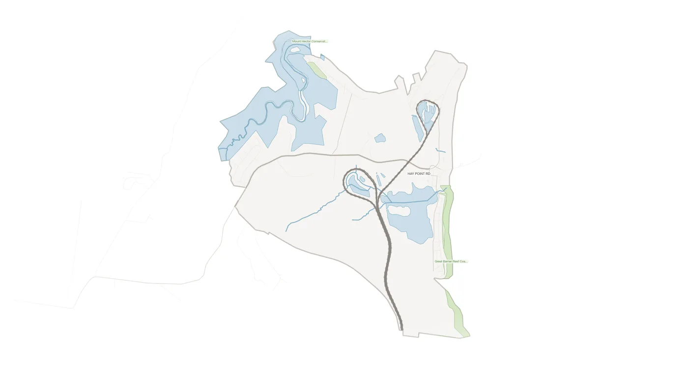 Hay Point urban fabric map