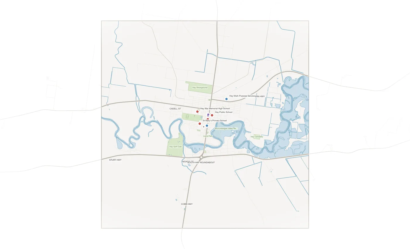 Hay urban fabric map