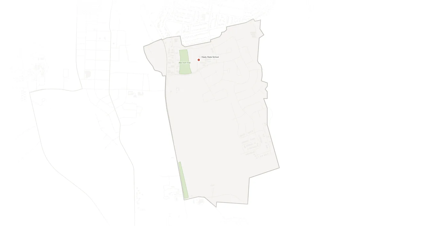 Healy urban fabric map