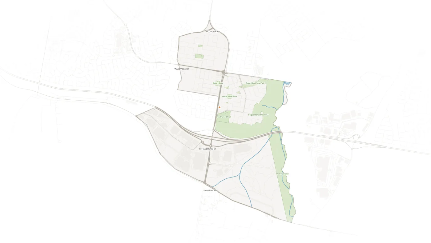 Heathwood urban fabric map