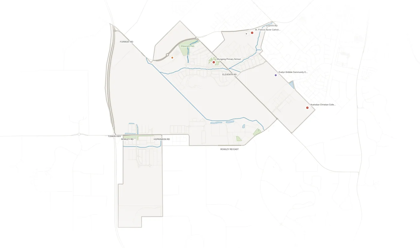 Hilbert urban fabric map