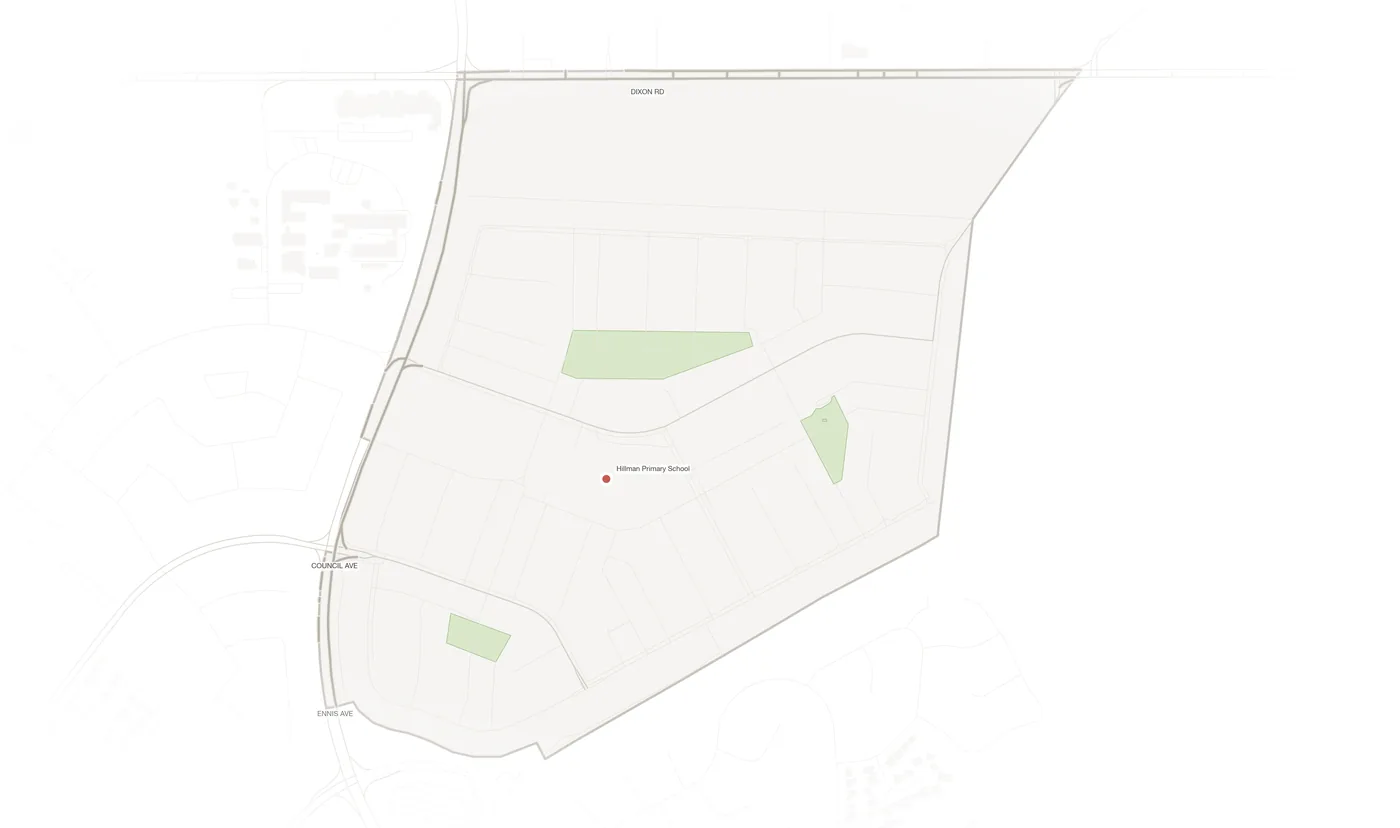 Hillman urban fabric map