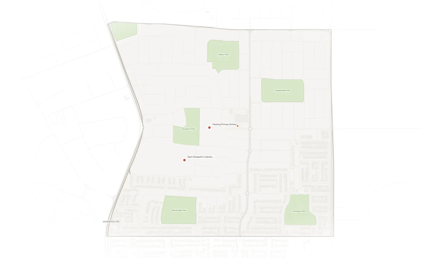 Hocking urban fabric map