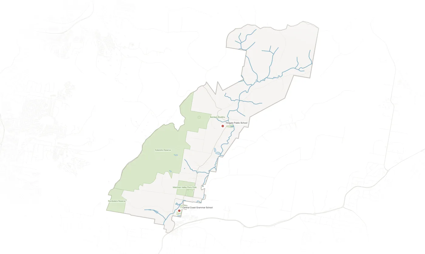 Holgate urban fabric map