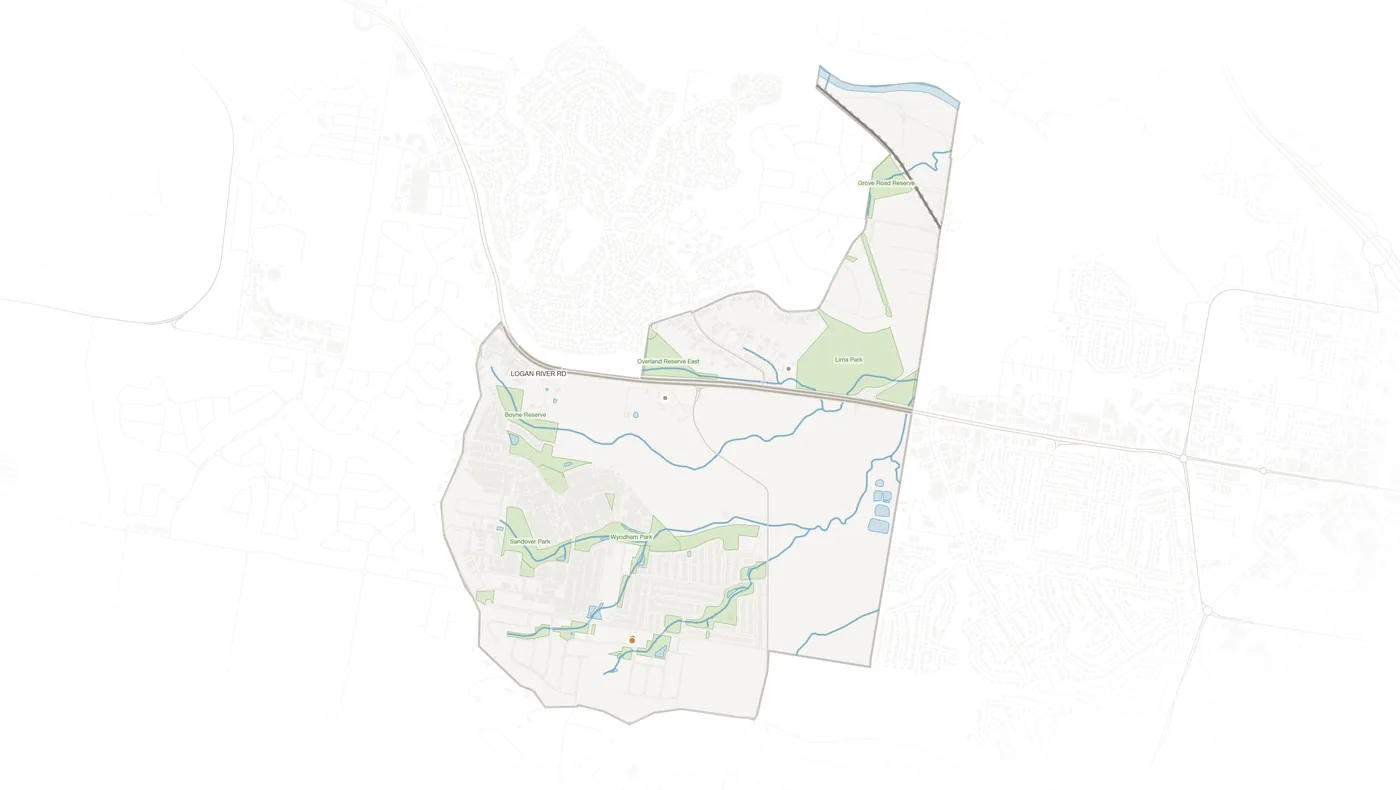 Holmview urban fabric map