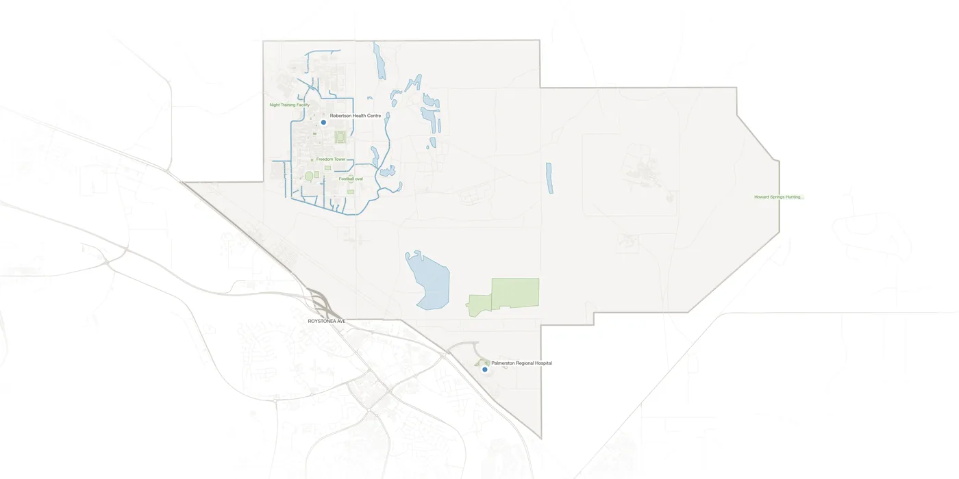 Holtze urban fabric map