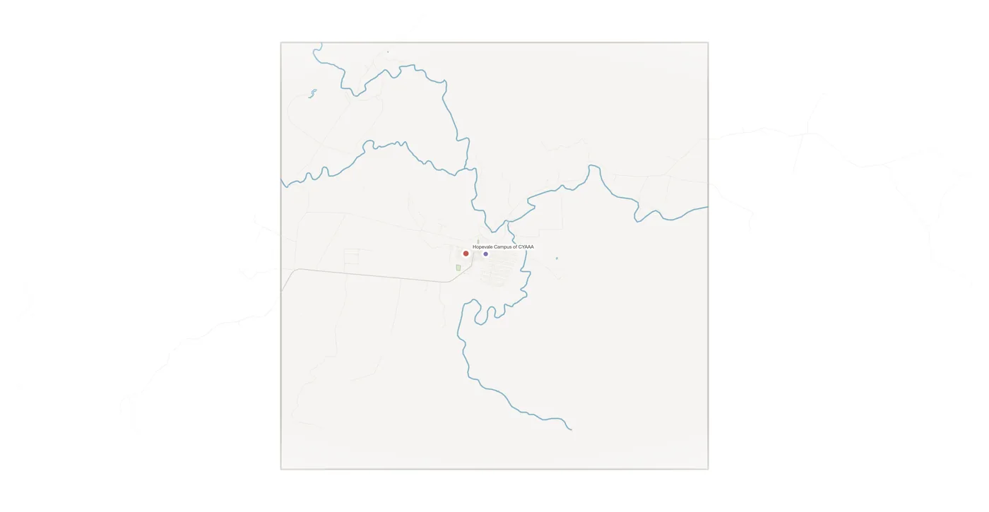 Hope Vale urban fabric map