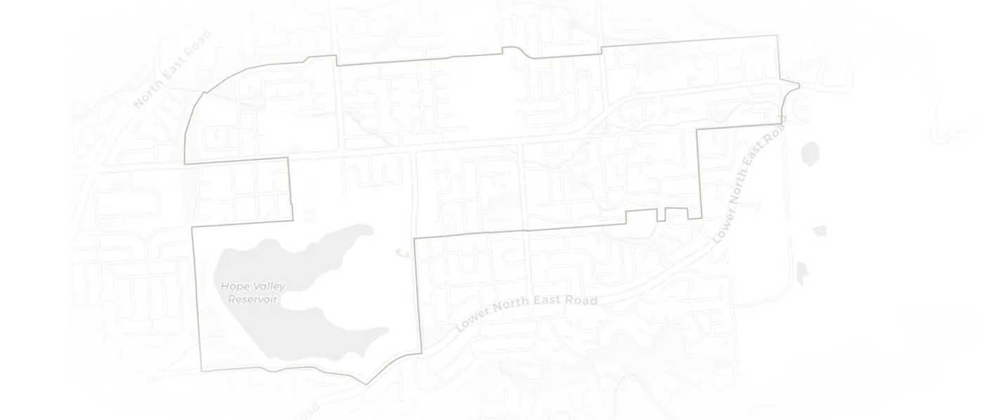 Hope Valley urban fabric map
