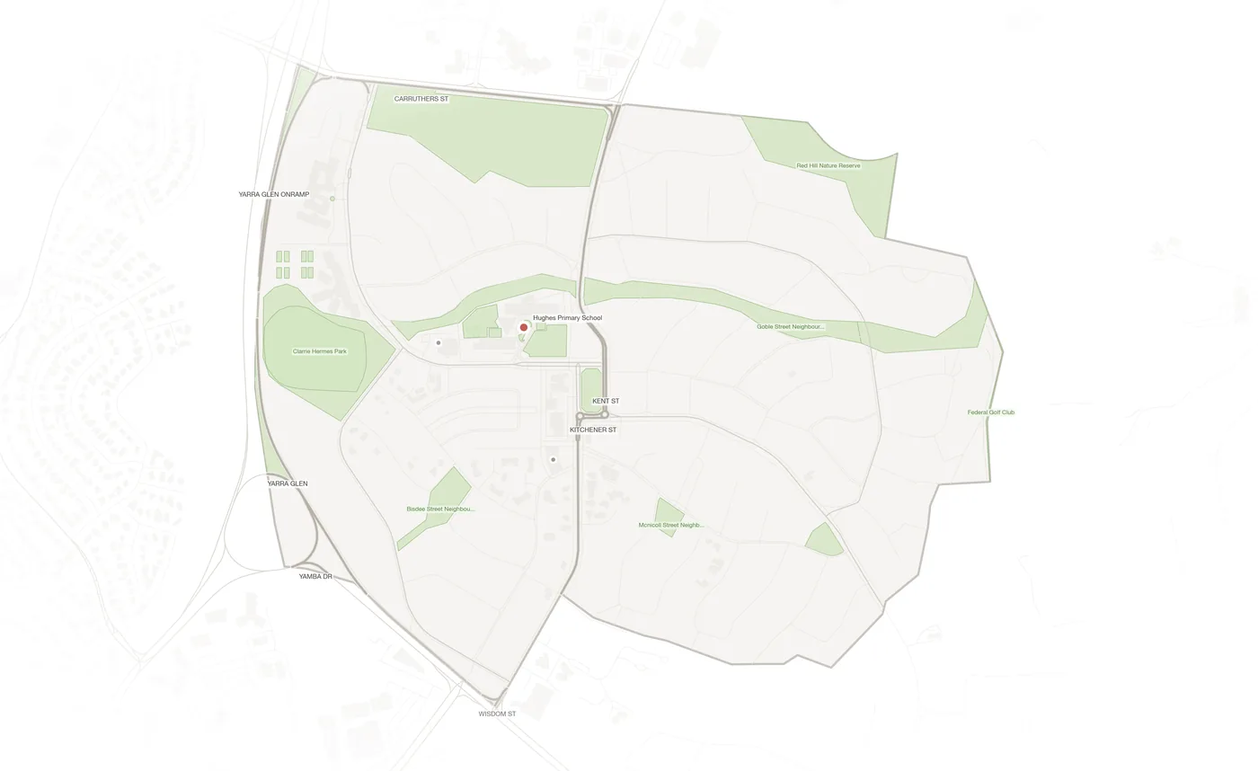 Hughes urban fabric map