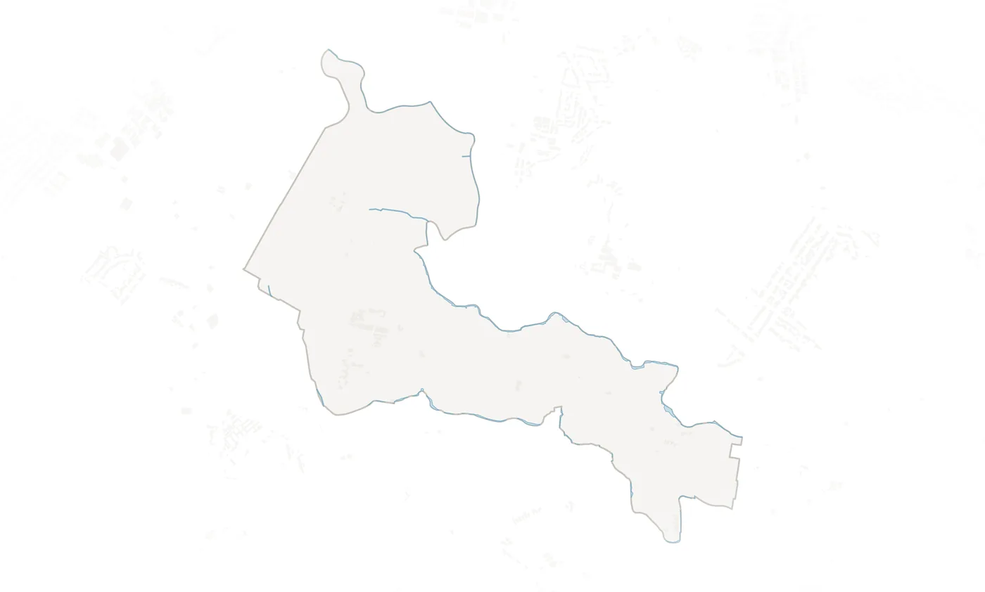 Hunters Hill urban fabric map
