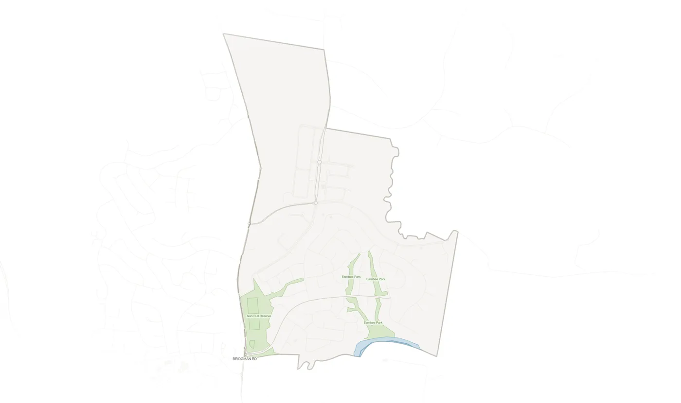 Hunterview urban fabric map