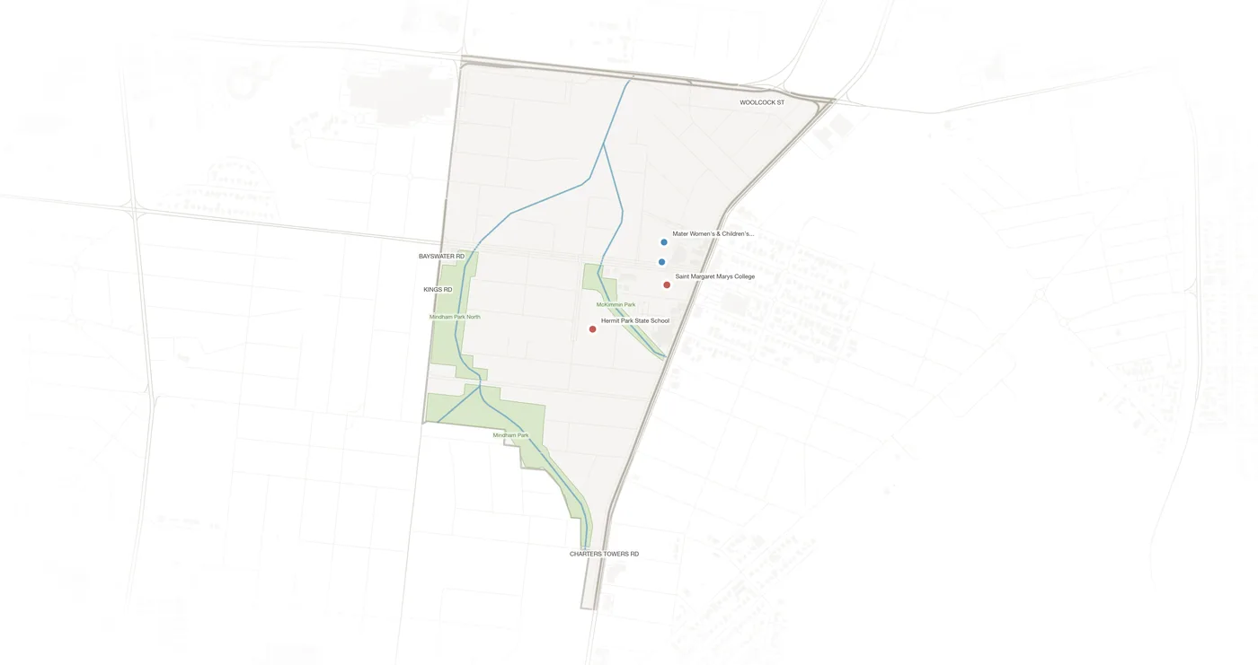 Hyde Park urban fabric map