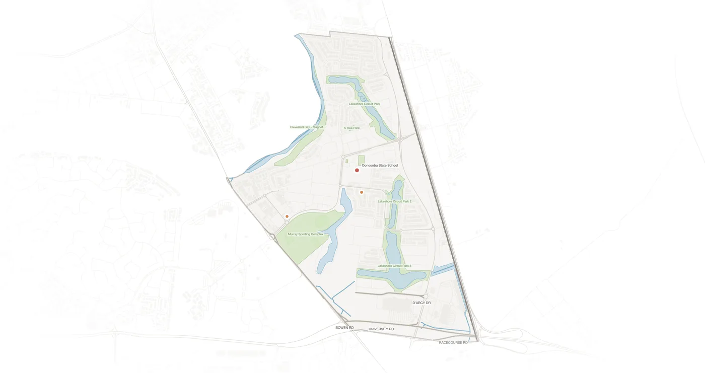 Idalia urban fabric map