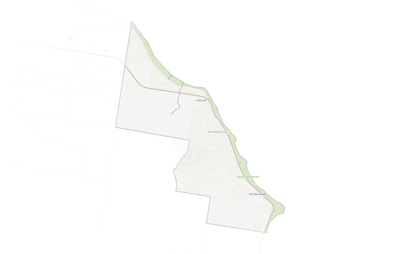 Indented Head urban fabric map