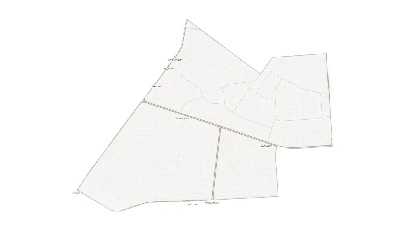 Ingle Farm urban fabric map