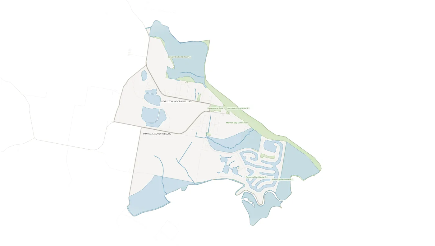 Jacobs Well urban fabric map